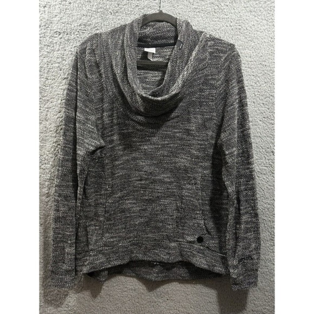 Bench Urbanwear Pull over Top Women Ragged  Long Sleeve Knit Cowl Neck Large
